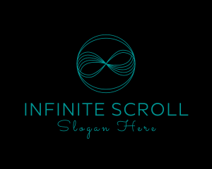 Infinite Wave Loop logo design