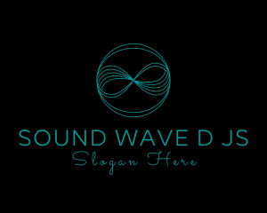 Infinite Wave Loop logo design