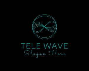 Infinite Wave Loop logo design