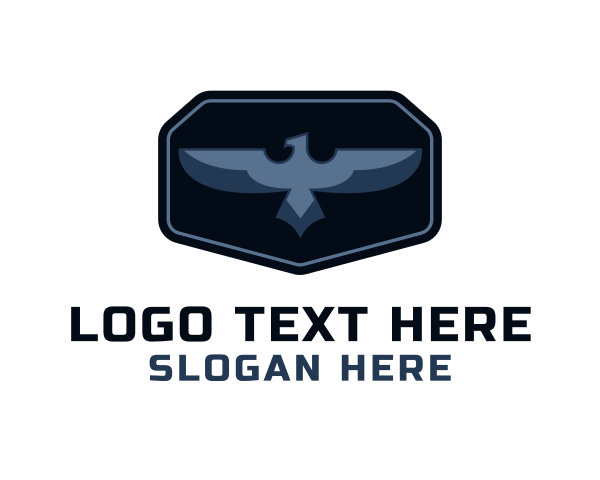 Cyber Eagle Badge logo