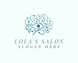 Flower Ornament Beauty Salon logo design