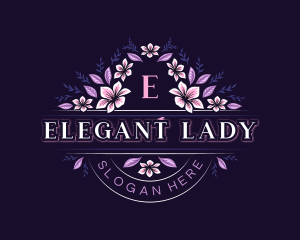 Flower Wedding Event logo design