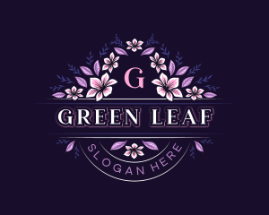 Flower Wedding Event logo design