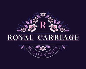 Flower Wedding Event logo design