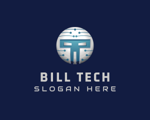 Cyber Tech Robot logo design