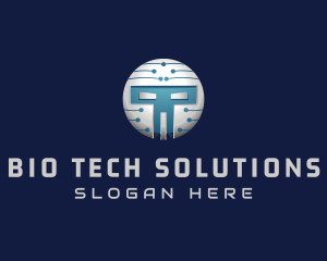 Cyber Tech Robot logo design