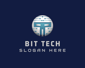 Cyber Tech Robot logo design