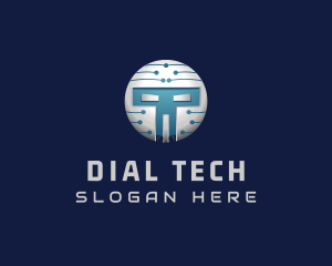 Cyber Tech Robot logo design