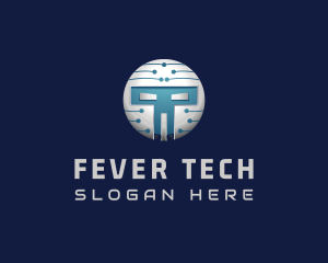 Cyber Tech Robot logo design