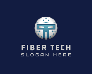 Cyber Tech Robot logo design