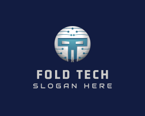 Cyber Tech Robot logo design