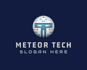 Cyber Tech Robot logo design