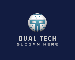 Cyber Tech Robot logo design