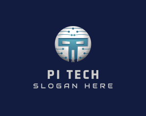 Cyber Tech Robot logo design