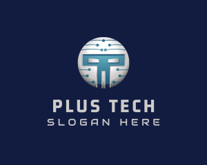 Cyber Tech Robot logo design