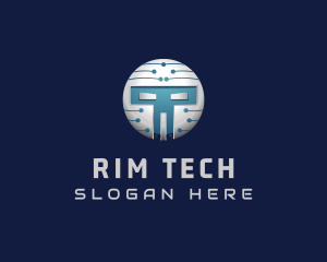 Cyber Tech Robot logo design