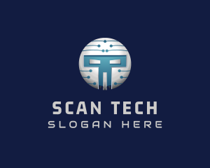 Cyber Tech Robot logo design