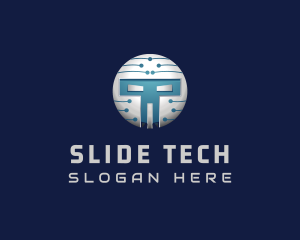 Cyber Tech Robot logo design