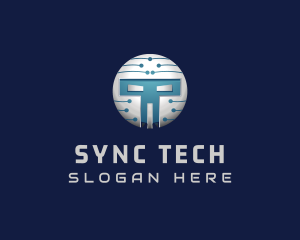 Cyber Tech Robot logo design