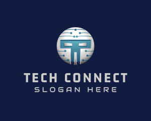 Cyber Tech Robot logo design