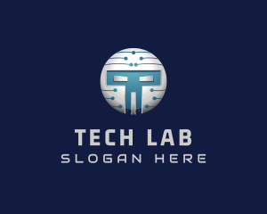 Cyber Tech Robot logo design