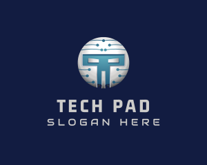 Cyber Tech Robot logo design