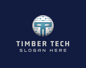 Cyber Tech Robot logo design