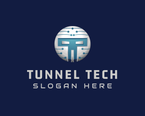 Cyber Tech Robot logo design