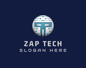 Cyber Tech Robot logo design