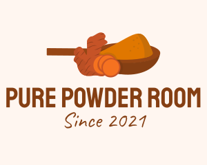 Ginger Powder Spice  logo design