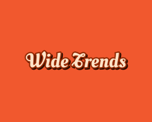 Retro Calligraphic Fashionwear logo