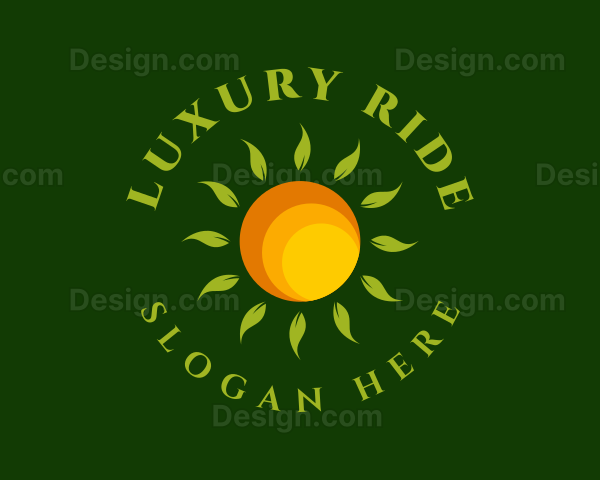 Sun Leaves Eco Farm Logo