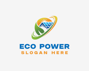 Renewable Solar Panel  logo design