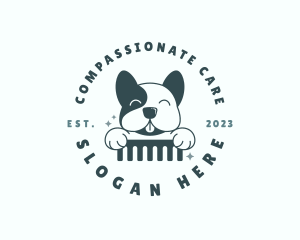 Dog Care Grooming logo design