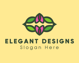 Nature Flower Garden logo design