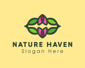 Nature Flower Garden logo design