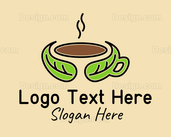 Herbal Hot Coffee Logo