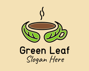 Herbal Hot Coffee logo design