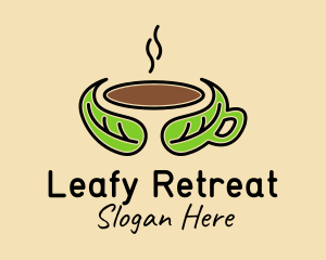 Herbal Hot Coffee logo design