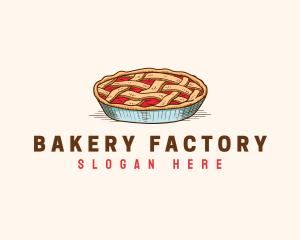 Pie Bakery Pastry logo design