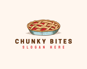 Pie Bakery Pastry logo design