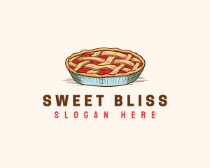 Pie Bakery Pastry logo design