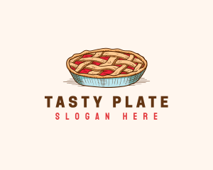 Pie Bakery Pastry logo design