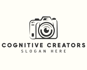 Lens Camera Photography logo design