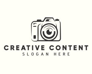 Lens Camera Photography logo design