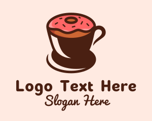 Coffee Donut Cup  logo