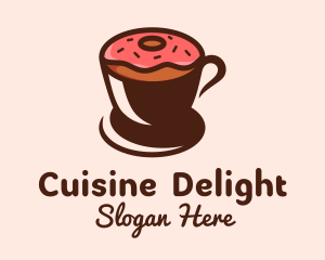 Coffee Donut Cup  logo