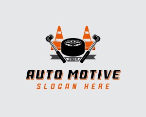 Tire Roadside Repair logo design