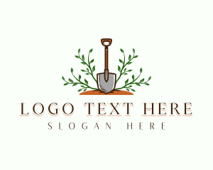 Plant Shovel Gardening logo