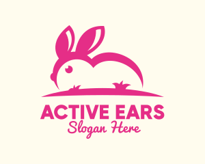 Pink Bunny Ears logo design